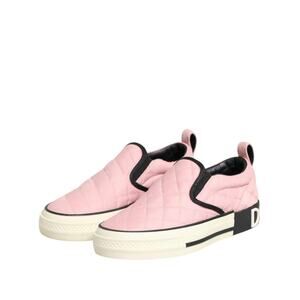 DOLCE & GABANNA Pink Quilted Slip-Ons - 10 - new-with-defects - CURATED by Kira